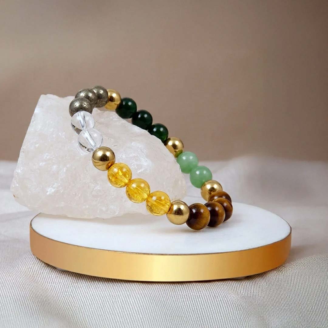 Dhanyog Yellow Citrine Bracelet